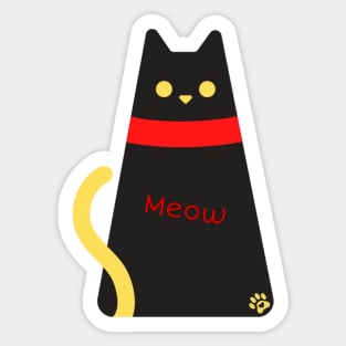 International Cat Day Sticker